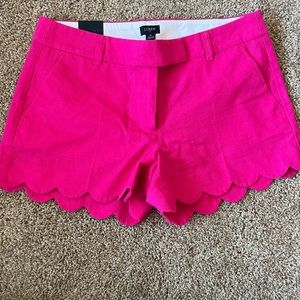 J.Crew scalloped edge shorts